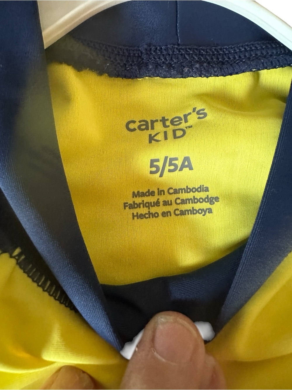 Carter’s “Rays For Days” Rashguard Size 5 NWT - Picture 8 of 9
